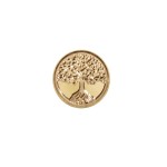 Wax stamp, golden seal, form of the tree of life